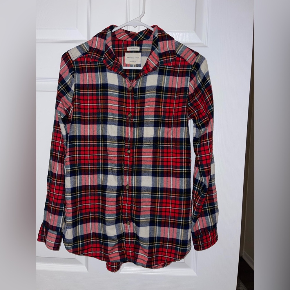 AE boyfriend fit flannel XS